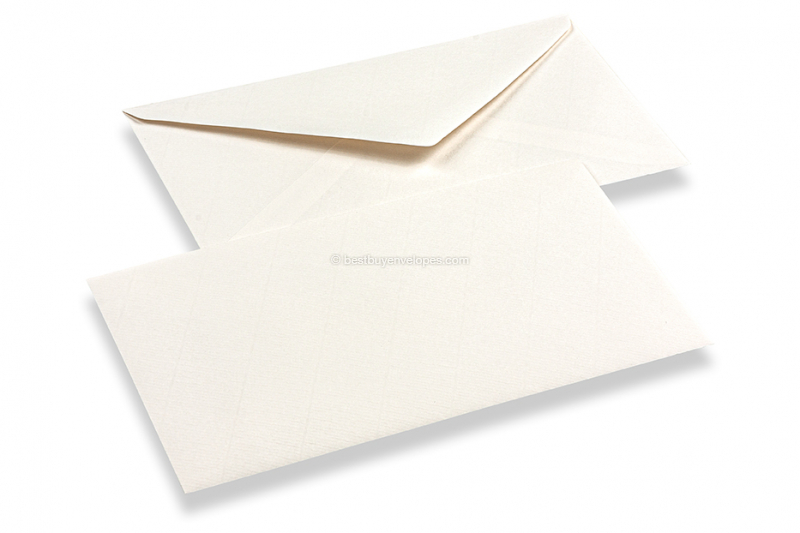 Laid paper envelopes white