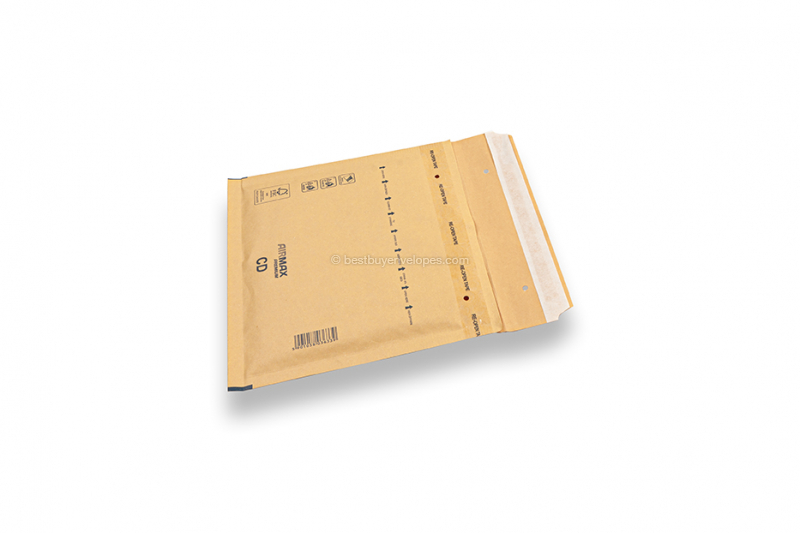 Brown bubble envelopes (80 gsm) - 170 x 160 mm (CD)
