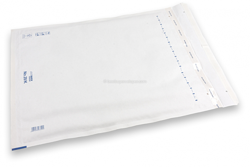White paper bubble envelopes (80 gsm) - 350 x 470 mm
