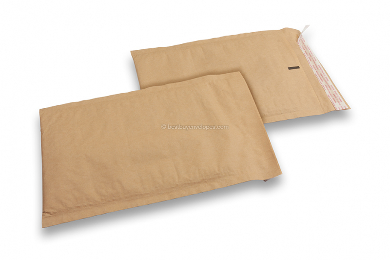 Paper padded envelopes - brown, 180 x 265 mm