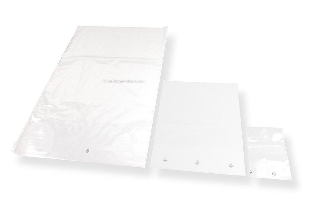 Transparent plastic bags