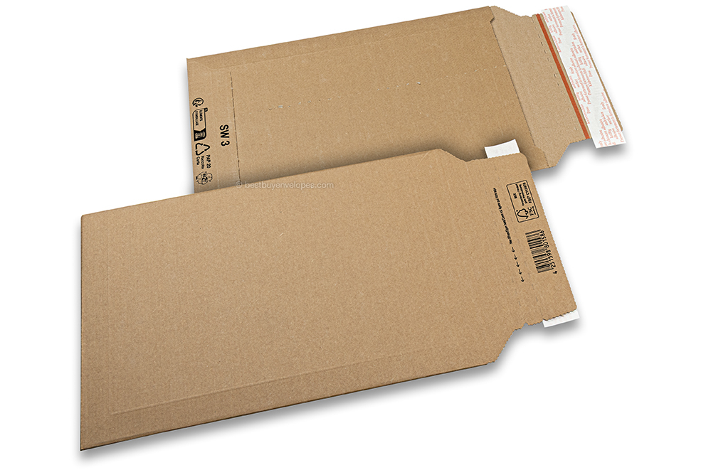 Corrugated cardboard envelopes - 230 x 325 mm, SW3