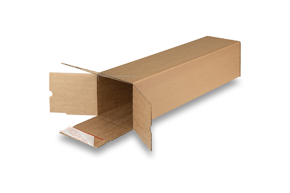 Square mailing tubes with seal strip - 610 x 140 x 140 mm