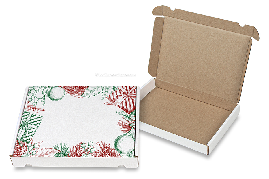Christmas postal boxes - Vintage - 230 x 160 x 26 mm