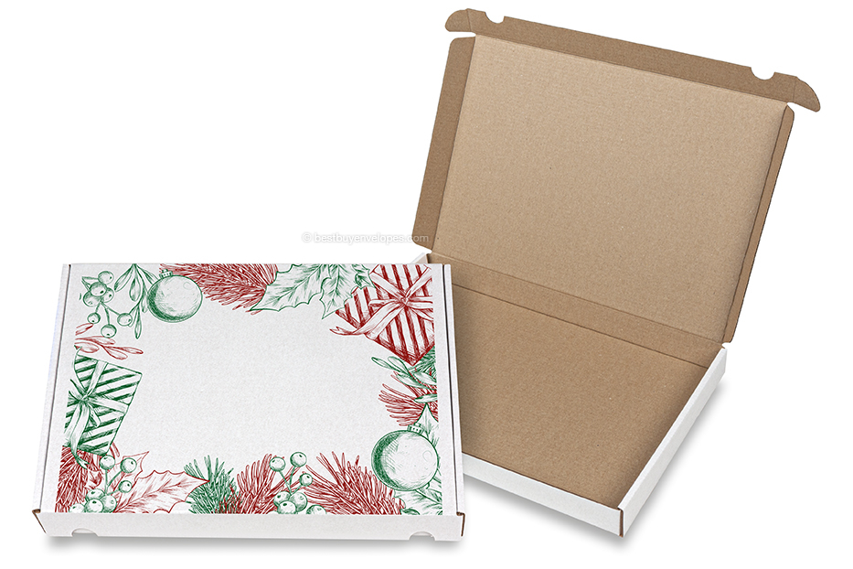 Christmas postal boxes - Vintage - 310 x 160 x 26 mm