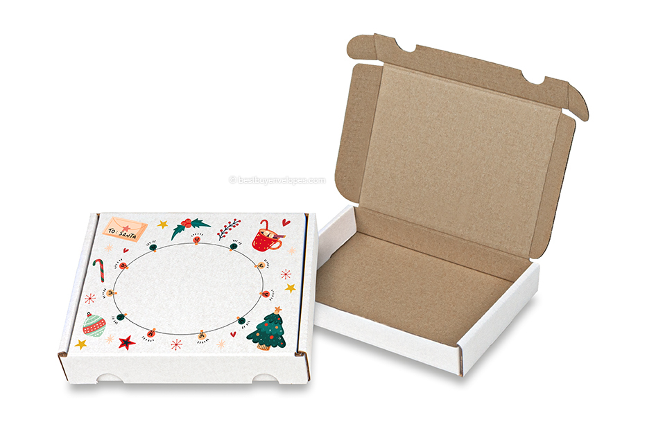 Christmas postal boxes - Christmas decorations - 160 x 120 x 25 mm