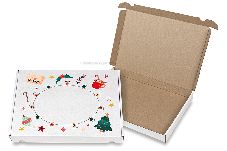 Christmas postal boxes - Christmas decorations - 310 x 220 x 26 mm