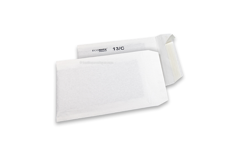 Paper padded envelopes Ecomax - 150 x 215 mm, 13/C, white