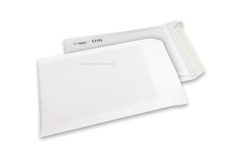 Paper padded envelopes Ecomax - 230 x 340 mm, 17/G, white